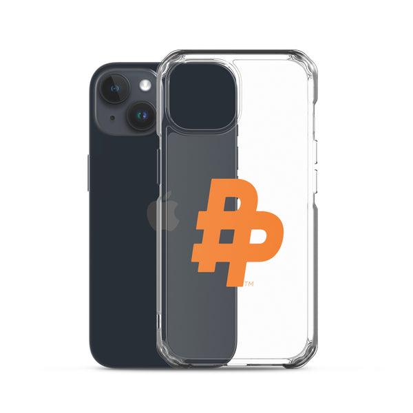 Double P Logo iPhone Case-Clear