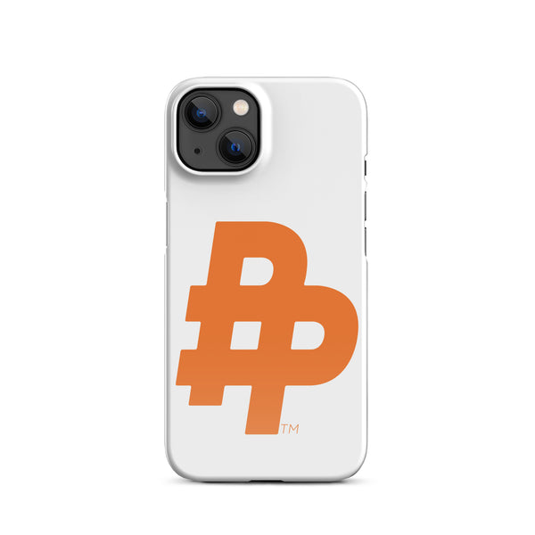 Double P Logo iPhone Case-White