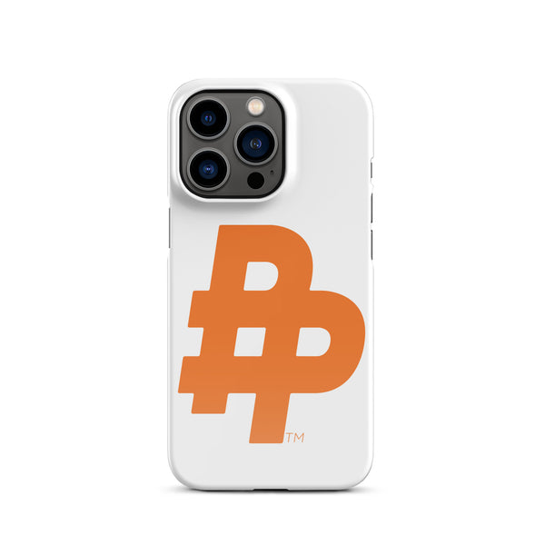 Double P Logo iPhone Case-White