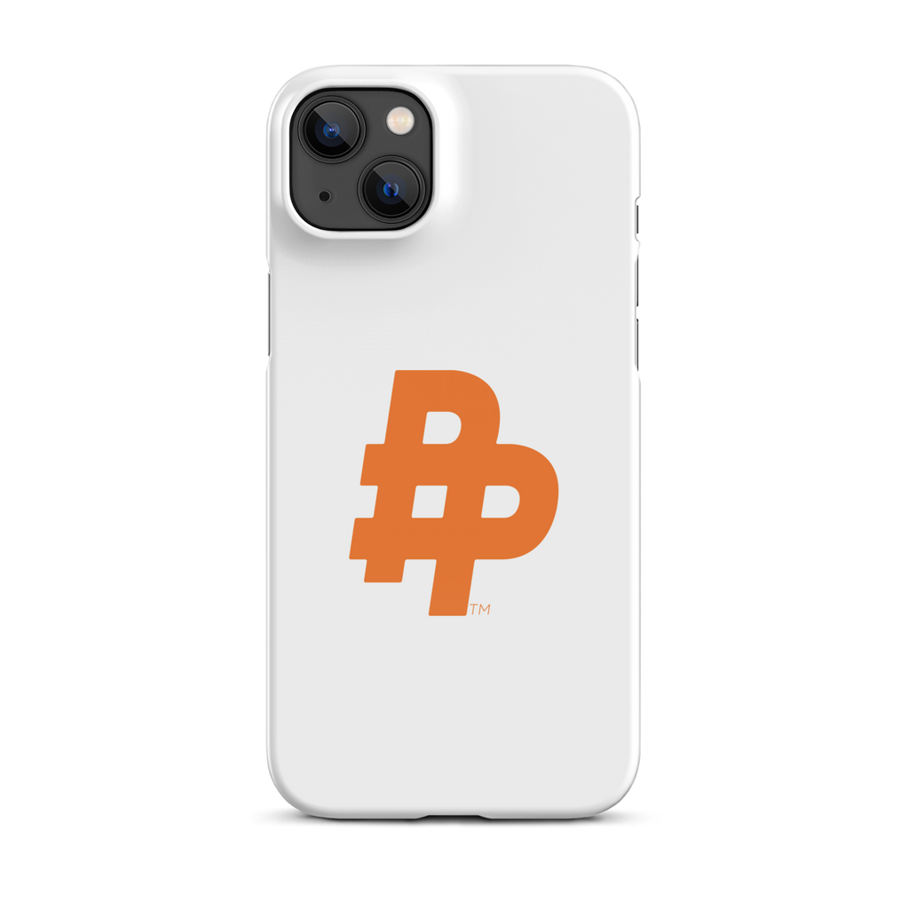 Double P Logo iPhone Case-White